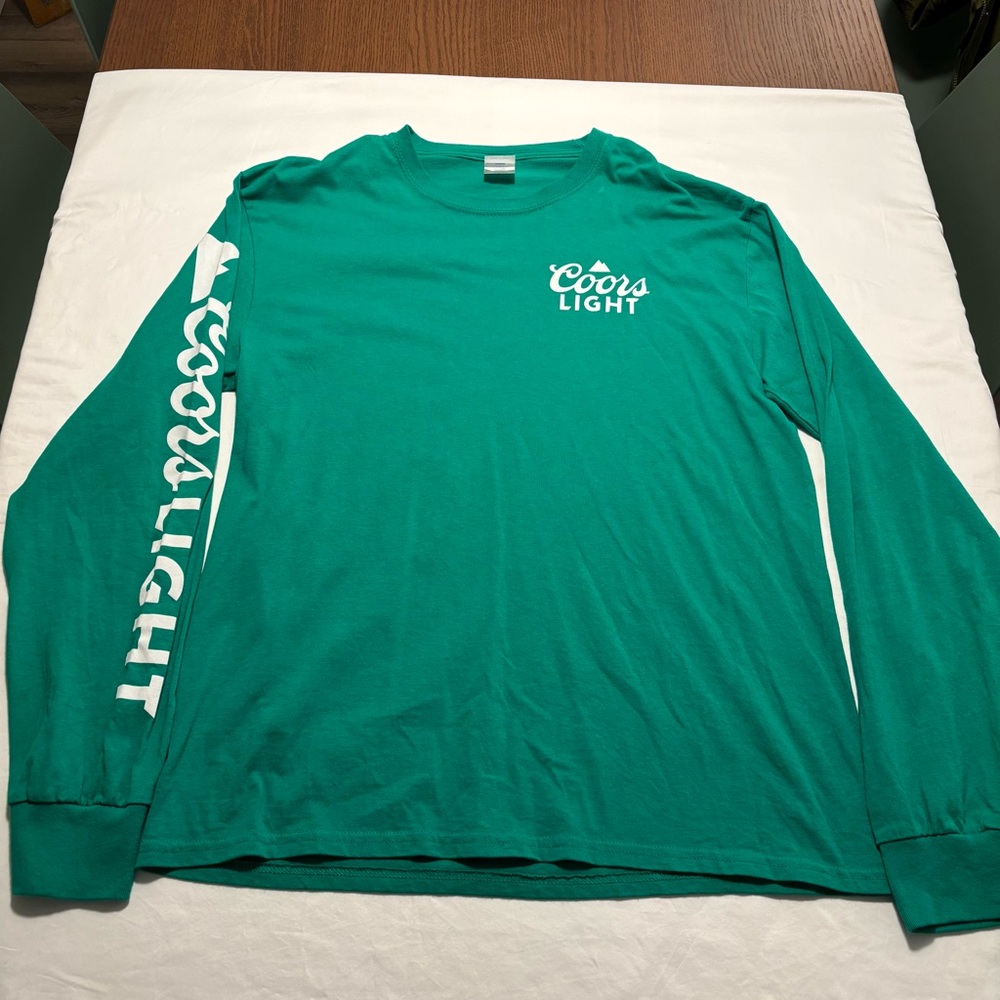 Coors Light Green Long Sleeve Shirt
